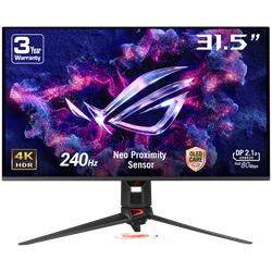 ASUS ROG Swift OLED PG32UCDMR 32" 240Hz 0.03ms Type-C HDMI DP G-Sync HDR400 UHD QD-OLED Gaming Monitör
