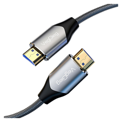VegGieg 48Gbps HDR 8K 60Hz HDMI 2.1 Örgülü Kablo 2 Metre