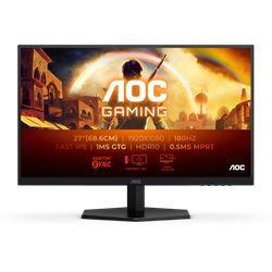AOC 27G42E 27" 180Hz 0.5ms HDMI DP AdaptiveSync HDR10 FHD Fast IPS Gaming Monitör