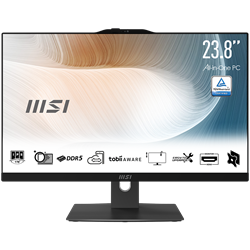 MSI MODERN AM242TP 1M-1677XTR i5-120U 8GB DDR5 512GB SSD DOS 23.8" FHD Siyah AIO Masaüstü PC