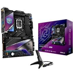ASROCK Z890 NOVA WIFI 9600MHz OC DDR5 Soket 1851 WIFI7 M.2 HDMI Thunderbolt 4 ATX Anakart