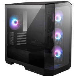 MSI MAG PANO M100R PZ USB 3.2 Tempered Glass Siyah mATX Tower Kasa