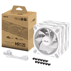 ASUS PRIME MR120 Reverse ARGB  120mm Beyaz Üçlü Kasa Fanı