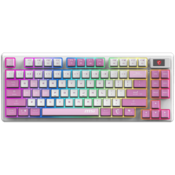 MSI FORGE GK600 VIOLET TKL RGB Mekanik Kablolu Gaming Klavye