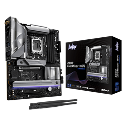 ASROCK Z890 LIVEMIXER WIFI 9466MHz OC DDR5 Soket 1851 WIFI7 M.2 HDMI Thunderbolt 4 ATX Anakart