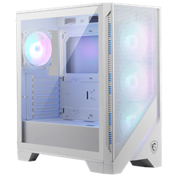 MSI MAG FORGE 320R AIRFLOW WHITE Tempered Glass ARGB Fan USB 3.2 ATX Bilgisayar Kasası