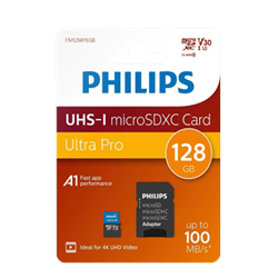 PHILIPS 128GB Micro SDXC UHS-I Flash Kart