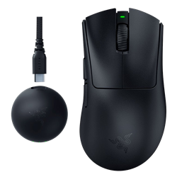Razer DeathAdder V4 Pro Hyperspeed Kablosuz Sİyah Gaming Mouse