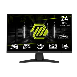 MSI MAG 244F 24" 200Hz 0.5ms HDMI DP FreeSync Premium FHD Rapid IPS Gaming Monitör