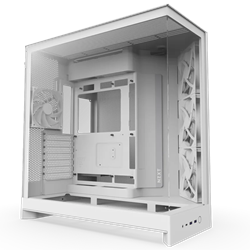 NZXT H9 Flow Large Dual-Chamber Tempered Glass USB 3.2 Beyaz ATX Mid Tower Kasa