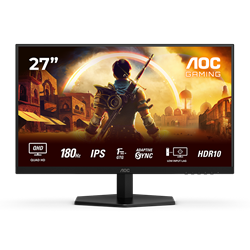 AOC Q27G42XE 27" 180Hz 1ms HDMI DP AdaptiveSync HDR10 QHD Fast IPS Gaming Monitör