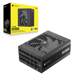CORSAIR HX1500i 1500W 80+ Platinum 140mm ATX 3.1 Full Modüler Fanlı PSU