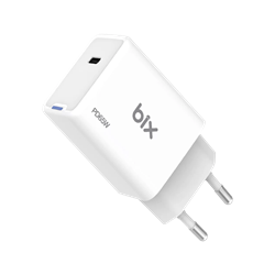 Bix BX1P65G GaN 65W Type-C PD Akım Korumalı ve LED Göstergeli Hızlı Şarj Cihazı