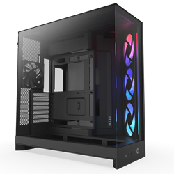 NZXT H9 Flow RGB Large Dual-Chamber Tempered Glass USB 3.2 Siyah ATX Mid Tower Kasa