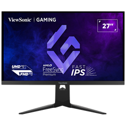 ViewSonic XG275D1-4K 27" 4K 160Hz FHD 320Hz 0.01ms HDMI DP Type-C FreeSync Premium G-Sync Pivot UHD Dual Mode IPS Gaming Monitör