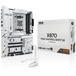 ASUS X870 MAX GAMING WIFI7 W 8000MHz DDR5 Soket AM5 M.2 HDMI DP ATX Anakart