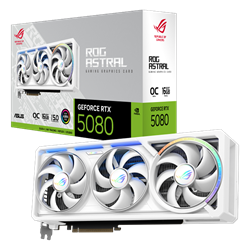 ASUS ROG Astral GeForce RTX 5080 16GB WHITE OC Edition GDDR7 DLSS 4 256 Bit Ekran Kartı