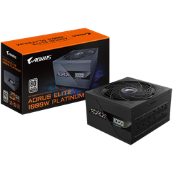GIGABYTE AORUS ELITE 1000W 80+ Platinum Gen 5.0 ATX 3.1 Full Modüler 120mm Fanlı PSU