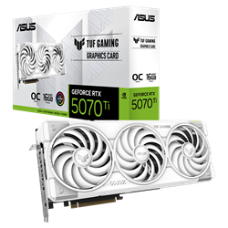 ASUS TUF Gaming GeForce RTX 5070 Ti WHITE OC Edition 16GB GDDR7 DLSS 4 256 Bit Ekran Kartı