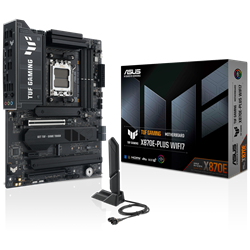 ASUS TUF GAMING X870E-PLUS WIFI7 8000MHz OC DDR5 Soket AM5 M.2 HDMI ATX Anakart