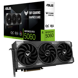 ASUS TUF Gaming GeForce RTX 5060 OC Edition 8GB GDDR7 DLSS 4 128 Bit Ekran Kartı