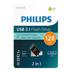 Philips 128GB 2 in 1 USB-C/USB 3.1 USB Bellek