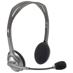 Logitech H110 Stereo Gri Kulaklık