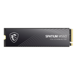 MSI 2TB SPATIUM M560 Gen5 M.2 2280 SSD 10300MB Okuma / 8700MB Yazma