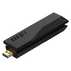 MSI BE6500 6500 Mbps 2.4GHz/5GHz/6GHz WİFİ 7 USB Adaptör
