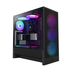 NZXT H5 Flow RGB Edition ATX USB 3.2 USB-C Siyah Mid Tower Kasa