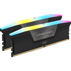 CORSAIR 96GB (2x48GB) Vengeance RGB 6400MHz CL32 DDR5 XMP Siyah Dual Kit Ram