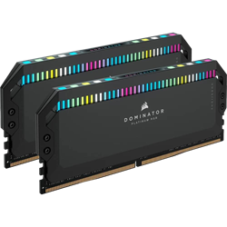 CORSAIR 32GB (2x16GB) Dominator Platinum RGB Siyah 6000MHz CL30 DDR5 XMP Dual Kit Ram