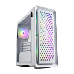 FSP CUT593P Tempered Glass Mesh USB 3.0 Type-C ARGB Beyaz ATX Mid Tower Kasa + FSP 1000W PSU