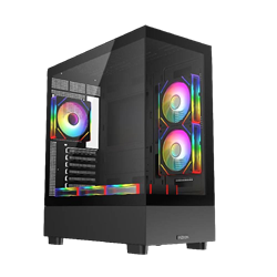 FAZEON F2 650W 80+ Bronze Tempered Glass Mesh 6x ARGB Fanlı USB 3.0 ATX Bilgisayar Kasası