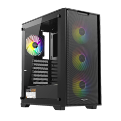 FAZEON F5 650W 80+ Bronze Tempered Glass 4x ARGB Fanlı USB 3.0 ATX Bilgisayar Kasası