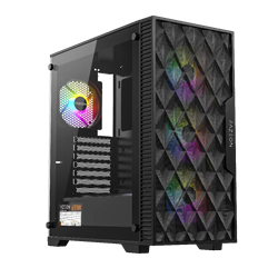 FAZEON F7 650W 80+ Bronze Tempered Glass Mesh 4x ARGB Fanlı USB 3.0 ATX Bilgisayar Kasası