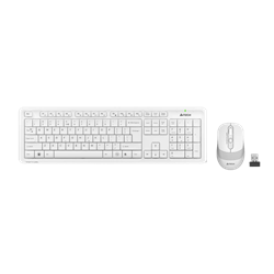 A4 Tech Fsytler FG1010 Beyaz Türkçe Q Kablosuz Klavye Mouse Set