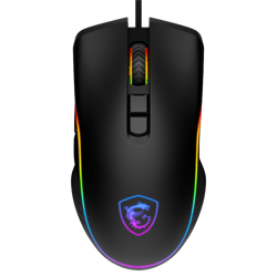 MSI FORGE GM300 RGB 7200 dpi Siyah Kablolu Gaming Mouse