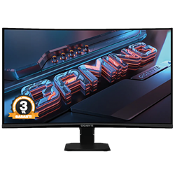 GIGABYTE GS27QC 27" 170Hz(OC) 1ms HDMI DP Adaptive Sync HDR Ready QHD SS VA Curved Gaming Monitör
