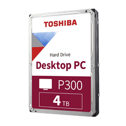 TOSHIBA 4TB P300 3.5" HDWD240UZSVA SATA 3.0 5400 RPM 128MB HDD