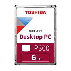 TOSHIBA 6TB P300 128MB 5400rpm 3.5" SATA3.0 Harddisk