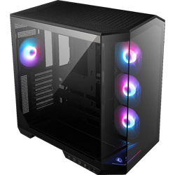 MSI MAG PANO 100R PZ USB 3.2 Tempered Glass Siyah ATX Mid Tower Kasa