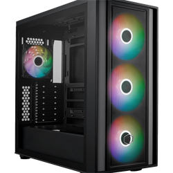 Cooler Master MasterBox 600 ARGB Tempered Glass Siyah USB 3.2 E-ATX Mid Tower Kasa