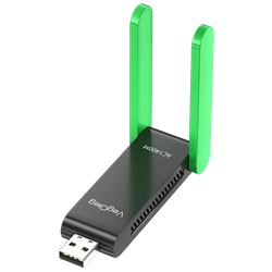 VegGieg 1400 Mbps 2.4GHz/5GHz Dual Band Gigabit Alıcı Verici USB WiFi Adaptör