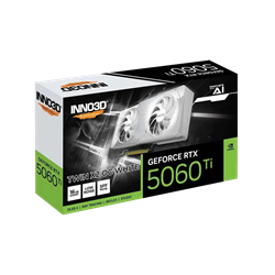 INNO3D GeForce RTX 5060 Ti 16GB TWIN X2 OC WHITE 16GB GADDR7 128Bit DLSS 4 Ekran Kartı