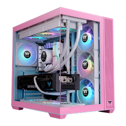 Thermaltake View 380 850W 80+ Gold ARGB USB 3.2 Bubble Pink ATX Mid Tower Kasa