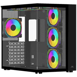 PowerBoost PB-SS02B Sea View USB 3.0 ARGB ATX Mid Tower Siyah Kasa