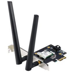 ASUS PCE-AXE5400 2 Harici Antenli WiFi 6E Bluetooth 5.2 OFDMA ve MU-MIMOP CI-E PCI-E Adaptörü