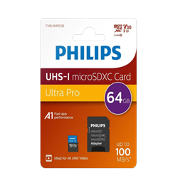 PHILIPS 64GB Micro SDXC UHS-I Flash Kart