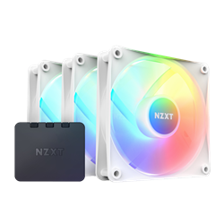 NZXT F120 RGB Core  3x120mm Kontrolcülü Beyaz Kasa Fanı